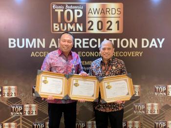 PT Jasa Raharja Raih 2 Penghargaan Top BUMN Awards 2021